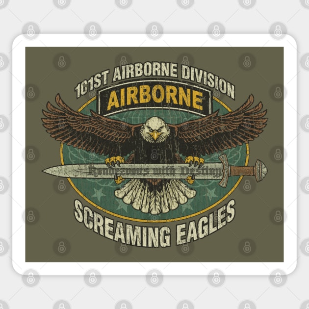 101st Screaming Eagles 1918 Sticker by JCD666